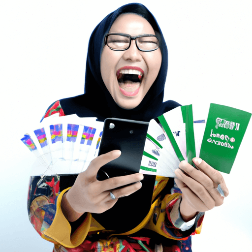 A lucky player celebrating a big win at LIVE22 Casino