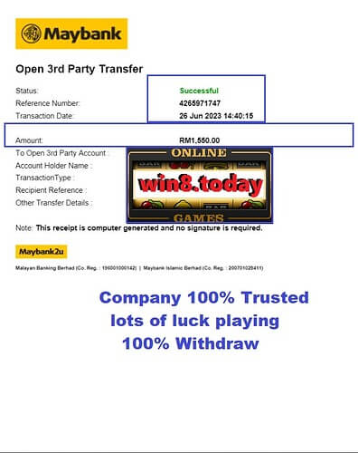 Winning big at ACE333 Slot with MYR150 turning into MYR1,550