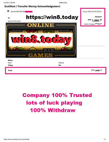 Player celebrating a big win at 3WIN8