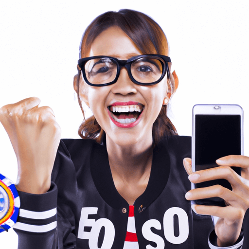 Player celebrating big win with Wolf Gold slot