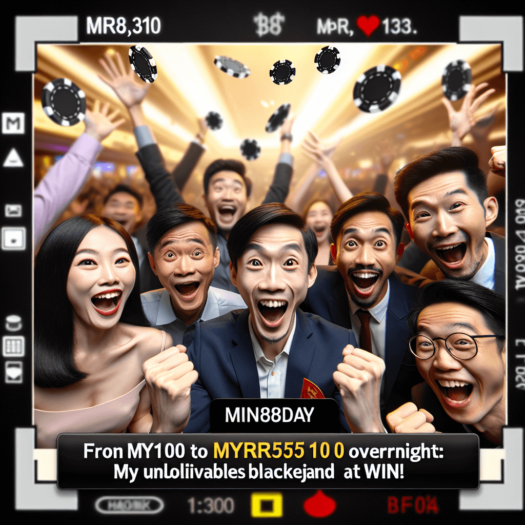 Win88에서 블랙잭으로 MYR100을 MYR550로 승리한 순간