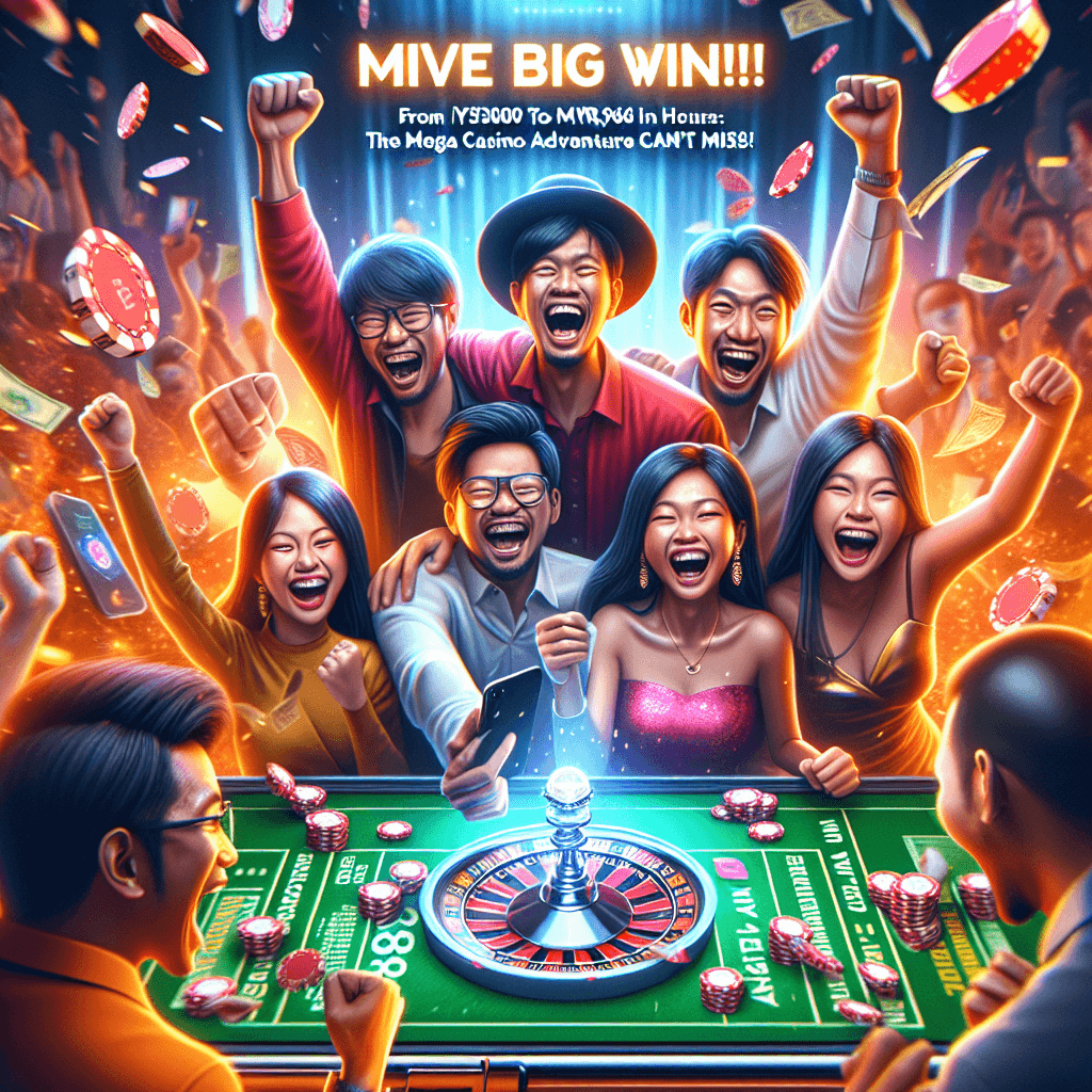 Mega888 카지노 게임에서 MYR300에서 MYR1,969로의 승리 여정