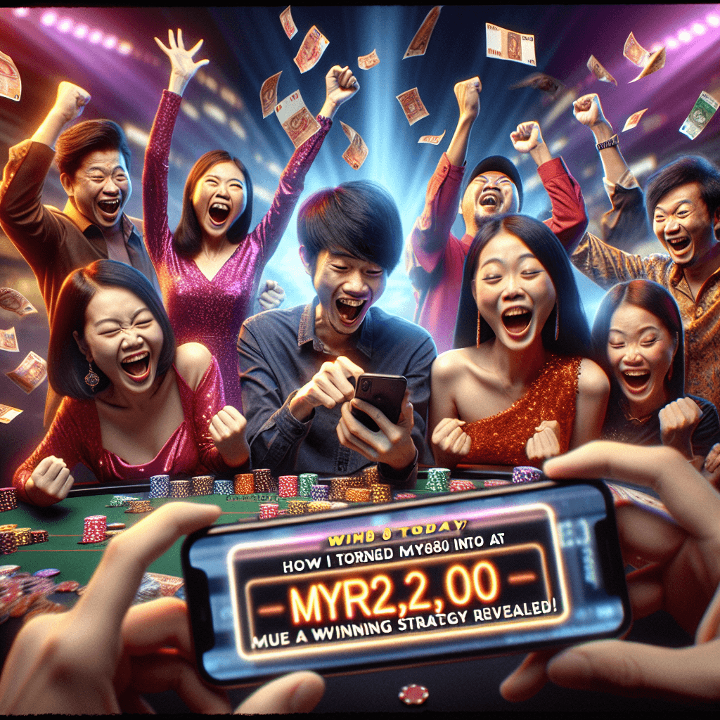 MEGA888カジノでMYR60からMYR2,000への勝利の瞬間