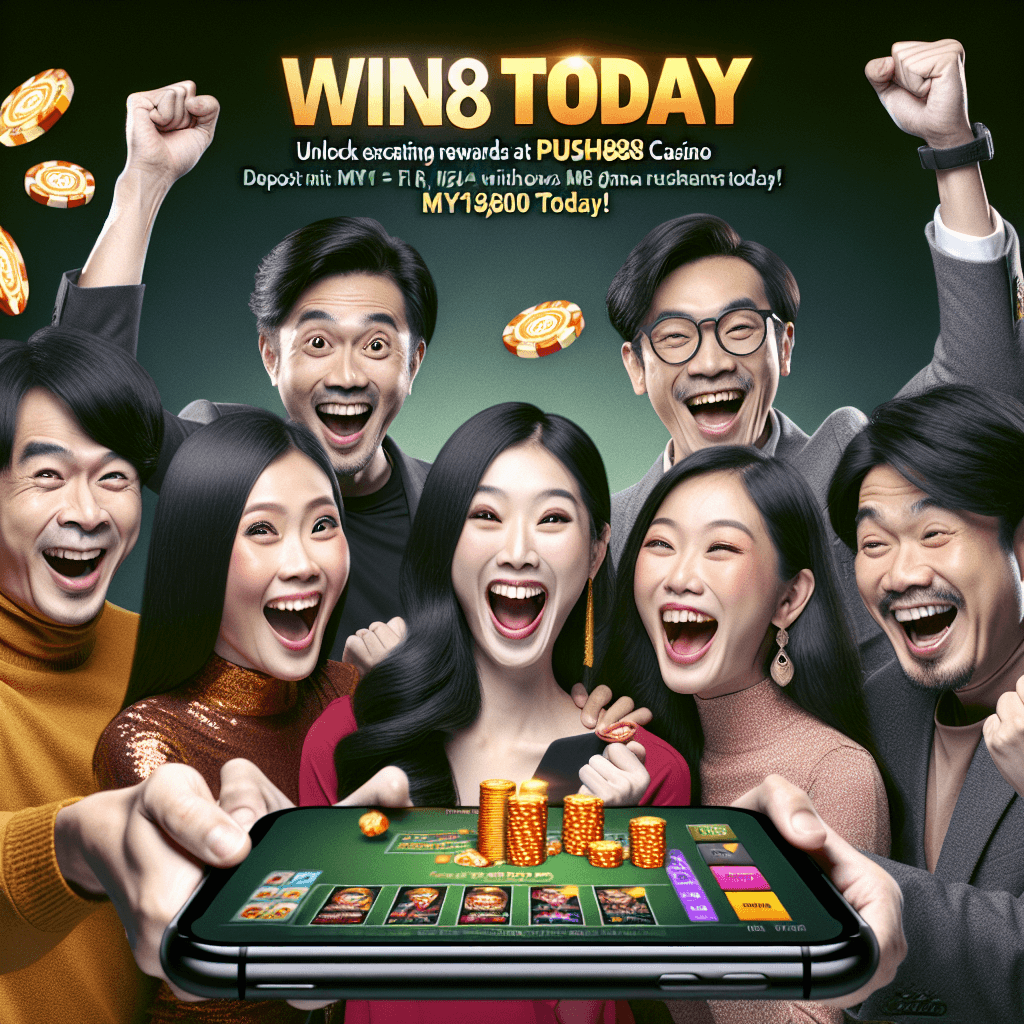 푸시888 카지노에서 MYR150 입금으로 MYR1,000 출금 기회