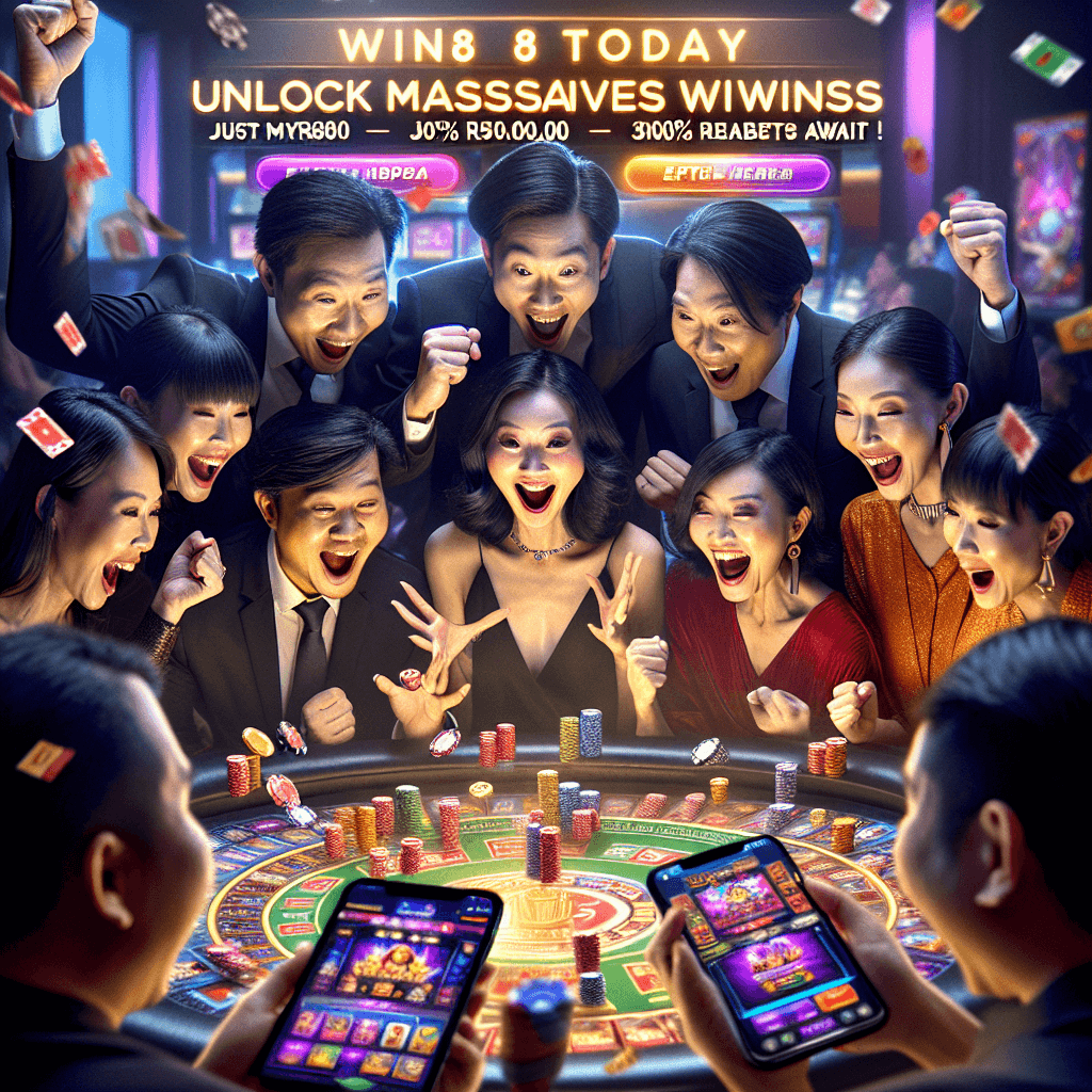 在MEGA888用MYR50.00解锁巨额赢利