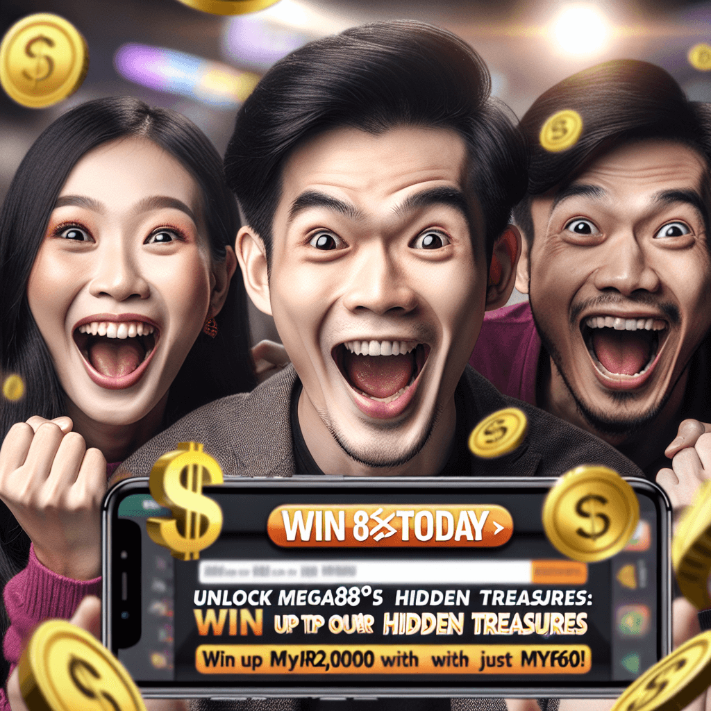 Mega888游戏界面展示如何用MYR60赢取MYR2,000